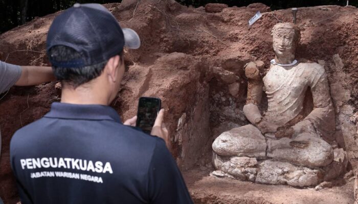 Peneliti temukan arca Buddha abad ke-7 pada Laman Bukit Choras, Kedah