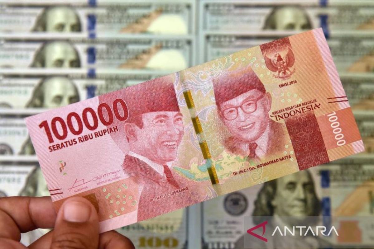 Rupiah meningkat dipengaruhi penurunan pemuaian di Indonesi